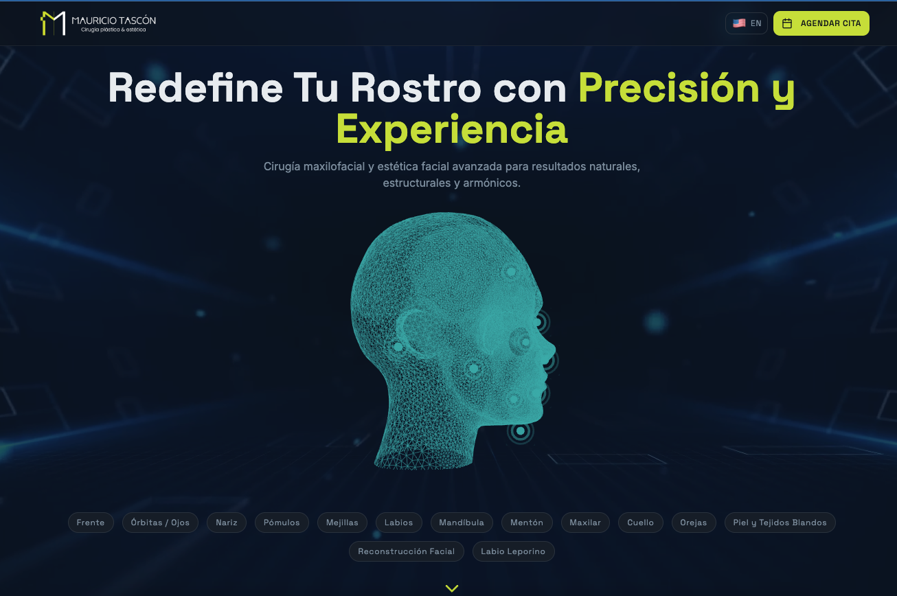 Landing pages por especialidad